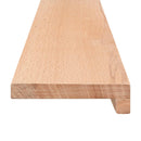 Trappetrin 4 stk. 100 x 25 x 2 cm Naturfarvet Solid bøg
