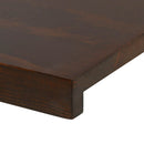 Trappetrin 4 stk. 80 x 25 x 2 cm Mørk Brun Solid bøg