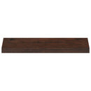 Trappetrin 4 stk. 80 x 25 x 2 cm Mørk Brun Solid bøg