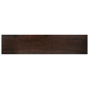 Trappetrin 4 stk. 120 x 25 x 2 cm Mørk Brun Solid bøg