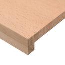 Trappetrin 8 stk. 70 x 25 x 2 cm Naturfarvet Solid bøg