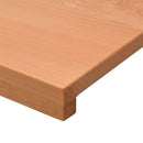Trappetrin 12 stk. 120 x 25 x 2 cm Lak Solid bøg