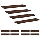 Trappetrin 12 stk. 110 x 30 x 2 cm Mørk Brun Solid bøg