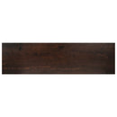Trappetrin 16 stk. 90 x 30 x 2 cm Mørk Brun Solid bøg