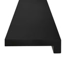 Trappetrin 16 stk. 90 x 25 x 2 cm Sort Solid bøg