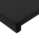 Trappetrin 16 stk. 110 x 25 x 2 cm Sort Solid bøg