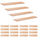 Trappetrin 20 stk. 110 x 25 x 2 cm Naturfarvet Solid bøg