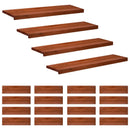 Trappetrin 20 stk. 100 x 30 x 2 cm Brun Solid bøg