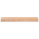 Vindueskarme 2 stk. Naturfarvet 80x 15 x 2 cm Solid bøg