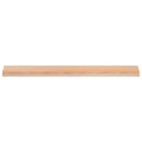 Vindueskarme 2 stk. Naturfarvet 120 x 15 x 2 cm Solid bøg