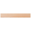Vindueskarme 2 stk. Naturfarvet 120 x 15 x 2 cm Solid bøg