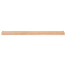 Vindueskarme 2 stk. Naturfarvet 140 x 15 x 2 cm Solid bøg