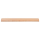 Vindueskarme 2 stk. Naturfarvet 140 x 30 x 2 cm Solid bøg