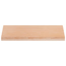 Vindueskarme 2 stk. Naturfarvet 70 x 40 x 2 cm Solid bøg