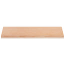 Vindueskarme 2 stk. Naturfarvet 100 x 40 x 2 cm Solid bøg