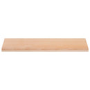 Vindueskarme 2 stk. Naturfarvet 110 x 40 x 2 cm Solid bøg