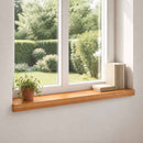 Vindueskarme 2 stk. Lys Brun 70 x 15 x 2 cm Solid bøg