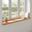 Vindueskarme 2 stk. Lys Brun 160 x 15 x 2 cm Solid bøg