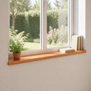 Vindueskarme 2 stk. Lys Brun 160 x 15 x 2 cm Solid bøg
