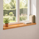 Vindueskarme 2 stk. Lys Brun 100 x 20 x 2 cm Solid bøg
