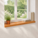 Vindueskarme 2 stk. Lys Brun 90 x 25 x 2 cm Solid bøg