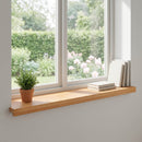 Vindueskarme 2 stk. Lys Brun 100 x 30 x 2 cm Solid bøg