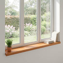 Vindueskarme 2 stk. Lys Brun 160 x 30 x 2 cm Solid bøg