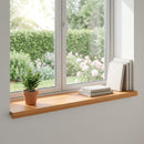 Vindueskarme 2 stk. Lys Brun 80x 40 x 2 cm Solid bøg