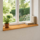 Vindueskarme 2 stk. Lys Brun 80x 40 x 2 cm Solid bøg