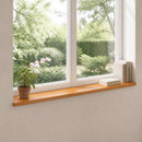 Vindueskarme 2 stk. Lys Brun 140 x 40 x 2 cm Solid bøg