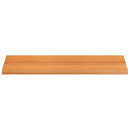 Vindueskarme 2 stk. Lys Brun 120 x 40 x 2 cm Solid bøg