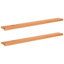 Vindueskarme 2 stk. Lakeret 160 x 15 x 2 cm Solid bøg