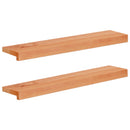 Vindueskarme 2 stk. Lakeret 70 x 20 x 2 cm Solid bøg