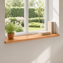 Vindueskarme 2 stk. Lakeret 110 x 25 x 2 cm Solid bøg