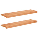 Vindueskarme 2 stk. Lakeret 100 x 30 x 2 cm Solid bøg