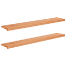 Vindueskarme 2 stk. Lakeret 140 x 30 x 2 cm Solid bøg