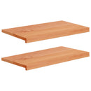 Vindueskarme 2 stk. Lakeret 70 x 40 x 2 cm Solid bøg