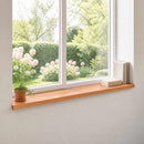 Vindueskarme 2 stk. Lakeret 110 x 40 x 2 cm Solid bøg