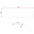 Vindueskarme 2 stk. Brun 70 x 20 x 2 cm Solid bøg