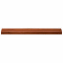 Vindueskarme 2 stk. Brun 100 x 20 x 2 cm Solid bøg