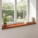 Vindueskarme 2 stk. Brun 120 x 20 x 2 cm Solid bøg