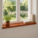 Vindueskarme 2 stk. Brun 90 x 25 x 2 cm Solid bøg