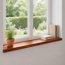 Vindueskarme 2 stk. Brun 90 x 30 x 2 cm Solid bøg