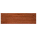 Vindueskarme 2 stk. Brun 140 x 40 x 2 cm Solid bøg