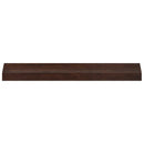 Vindueskarme 2 stk. Mørk Brun 80x 15 x 2 cm Solid bøg