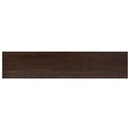 Vindueskarme 2 stk. Mørk Brun 80x 15 x 2 cm Solid bøg