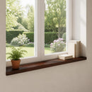 Vindueskarme 2 stk. Mørk Brun 160 x 20 x 2 cm Solid bøg