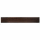 Vindueskarme 2 stk. Mørk Brun 110 x 20 x 2 cm Solid bøg