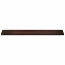 Vindueskarme 2 stk. Mørk Brun 160 x 25 x 2 cm Solid bøg