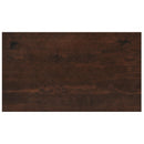 Vindueskarme 2 stk. Mørk Brun 80x 40 x 2 cm Solid bøg